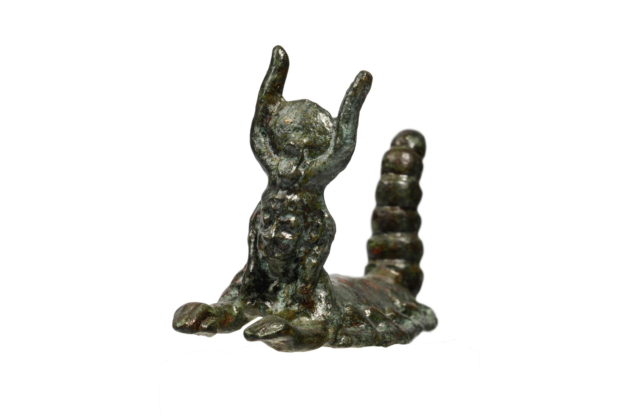 An Egyptian Bronze Scorpion Deity