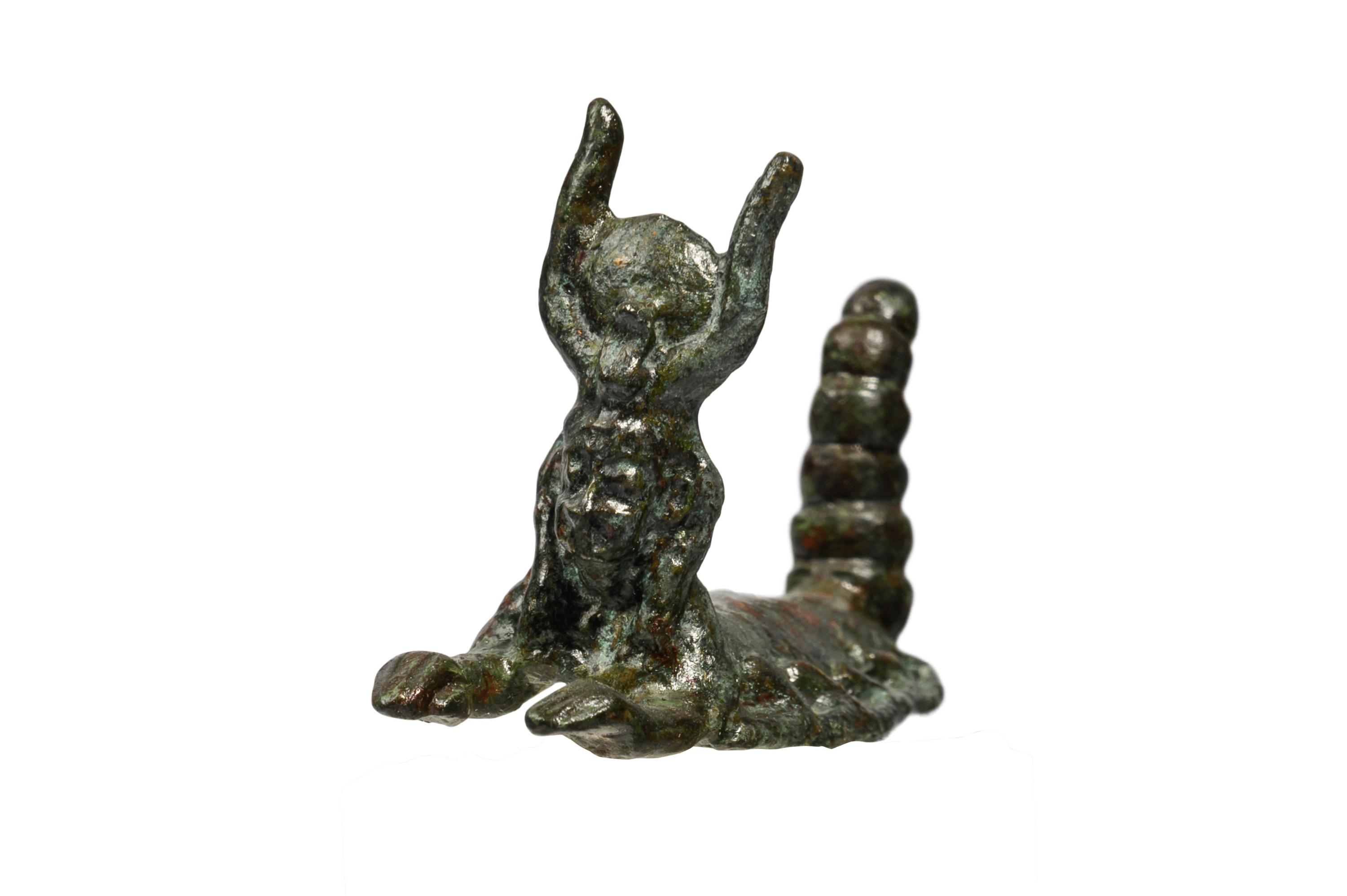 An Egyptian Bronze Scorpion Deity