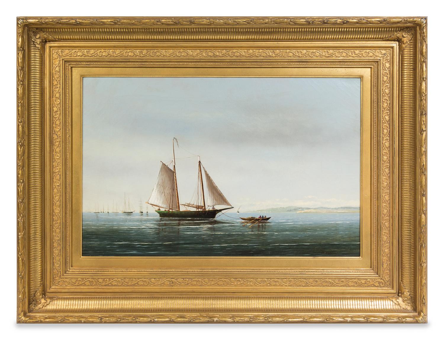 Wesley Webber, (American, 1841-1914), Placid Waters, Boston Harbor