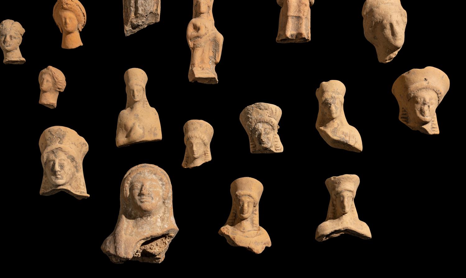 34 Greco-Roman Terracotta Figure Fragments