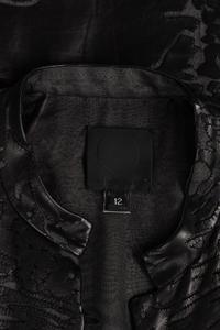 Ralph Rucci Laser Cut Leather Jacket