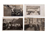 [POSTCARDS]. A group of 105 RPPC of occupational subjects incl. railroad workers and photographers.