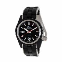 Dior, Steel and Black Rubber 'Chiffre Rouge D02' Watch
