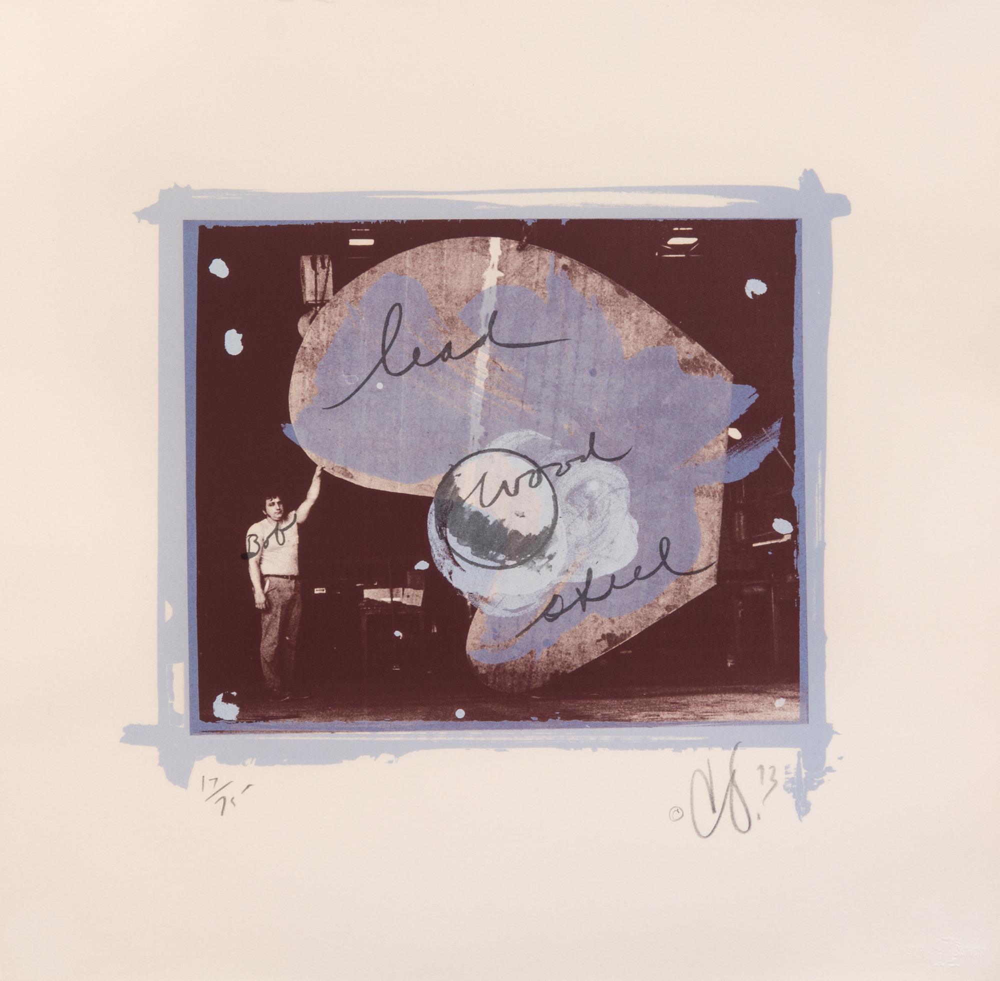 Claes Oldenburg, (American, b. 1929), Mitt Print with Bob, 1973