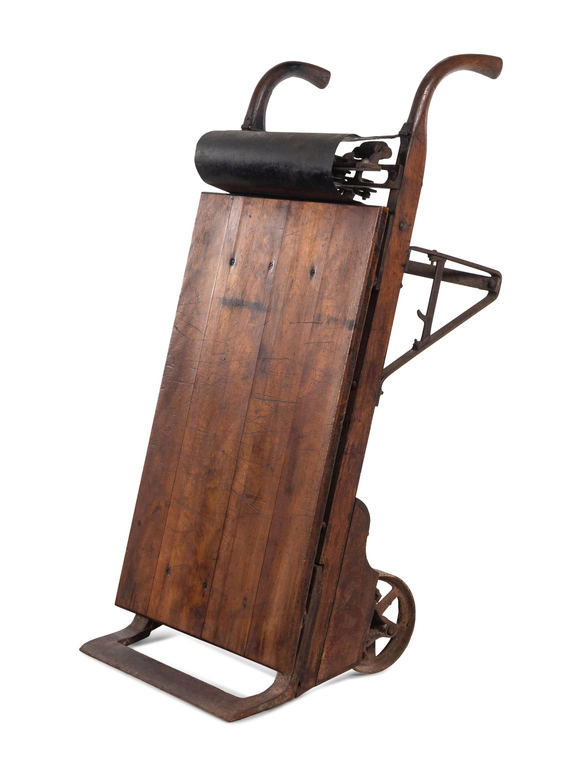 An American Hand Truck with Scale