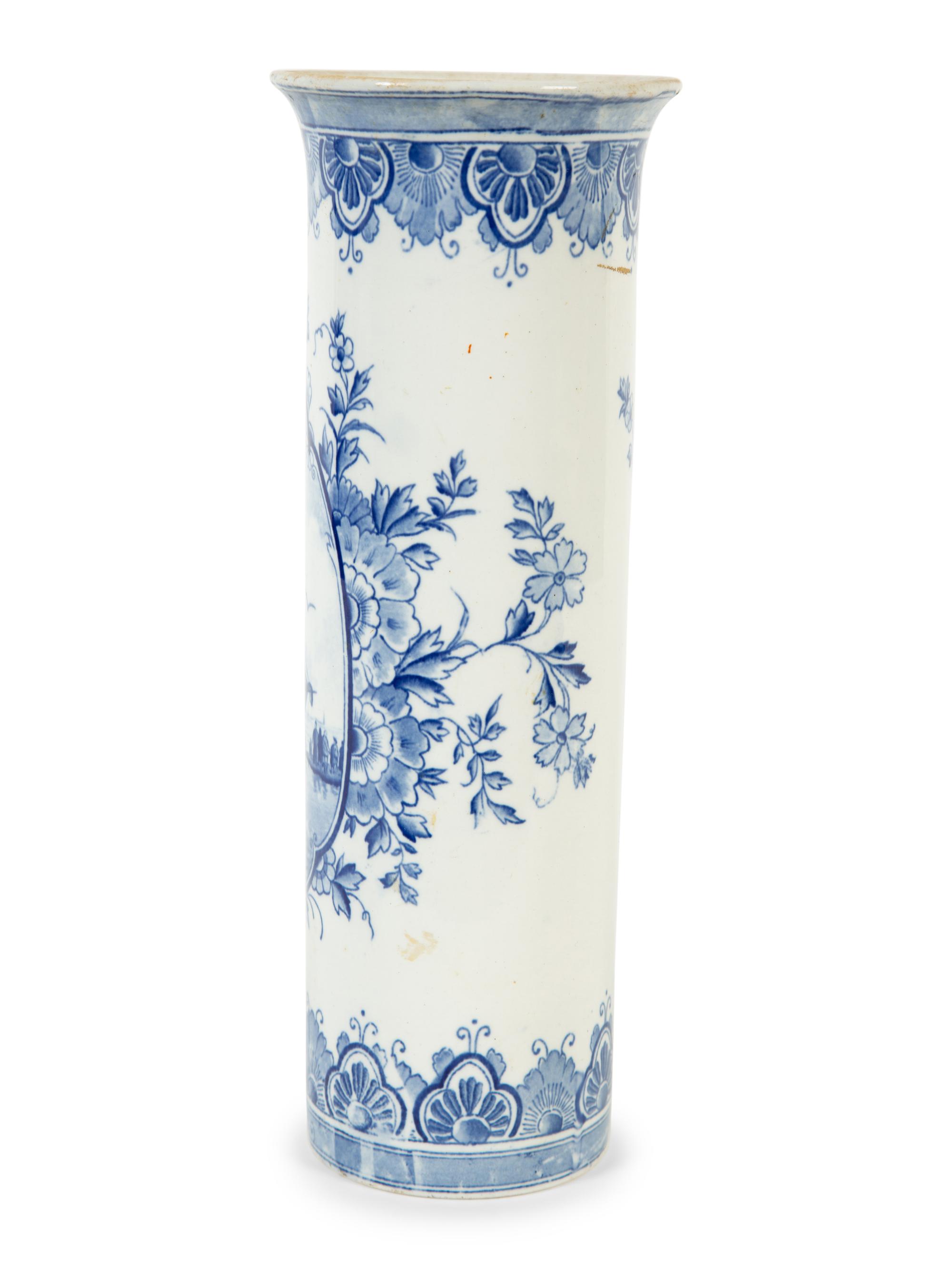 A Delft Ware Vase