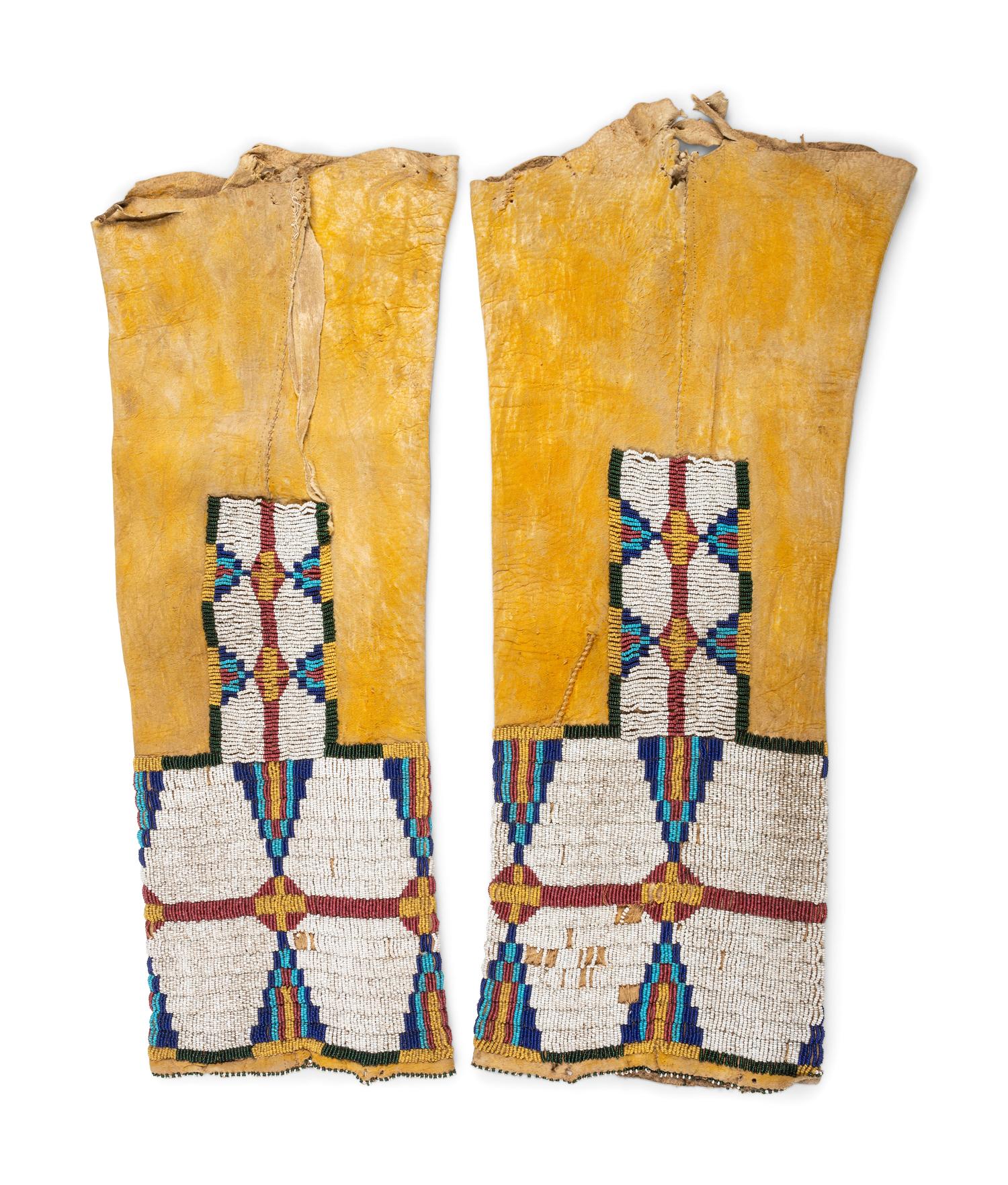 Cheyenne Beaded Hide Leggings