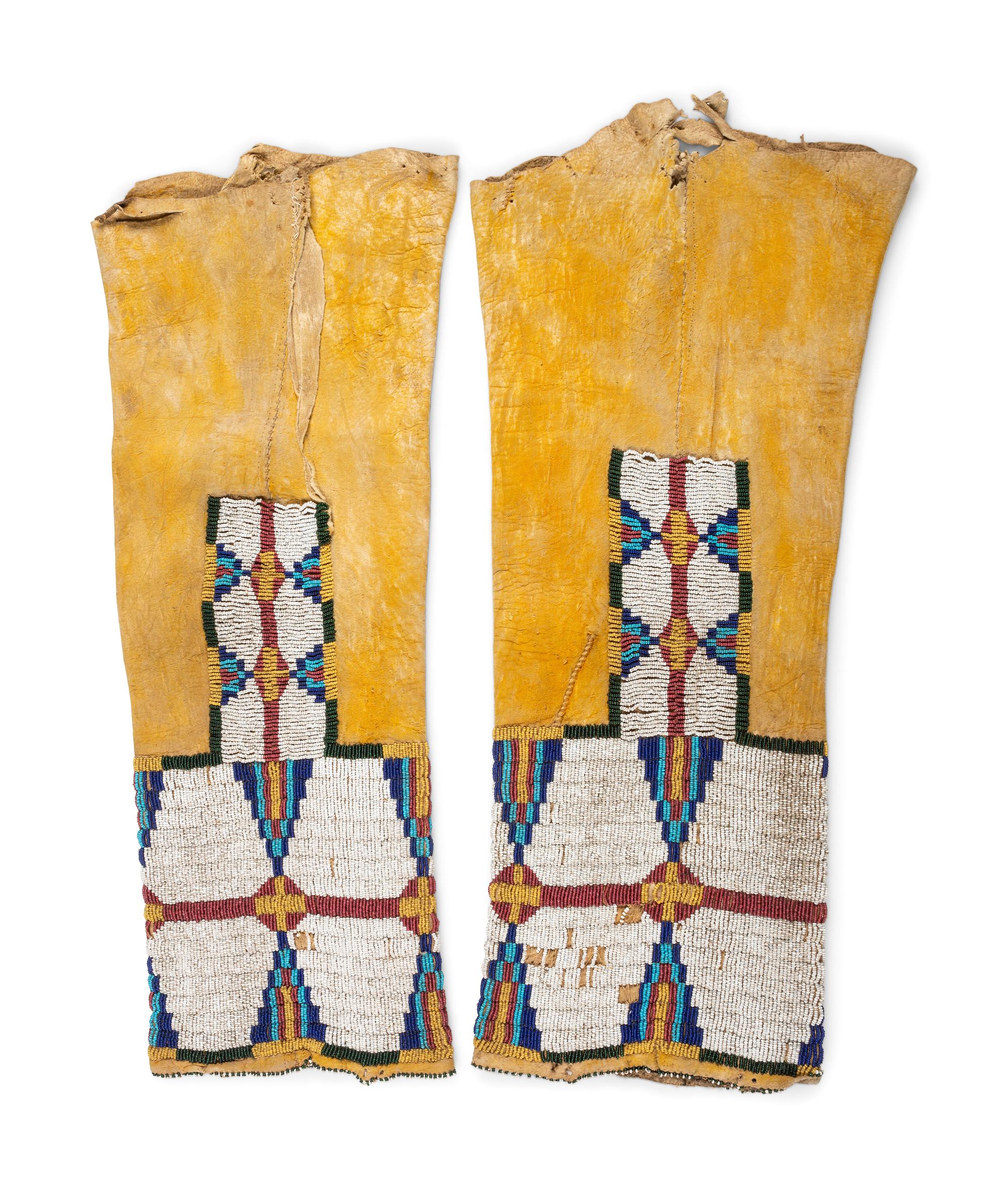 Cheyenne Beaded Hide Leggings