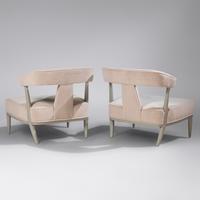 Lounge chairs, pair Tomlinson Sophisticate Collection