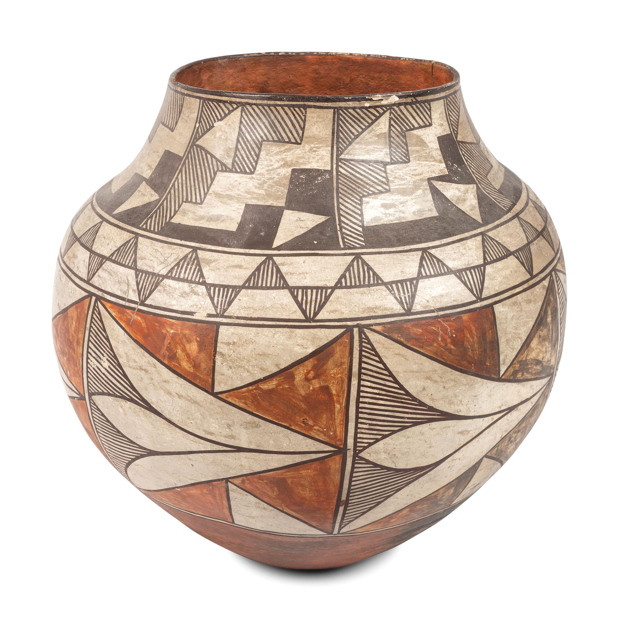 Acoma Four-Color Polychrome Olla