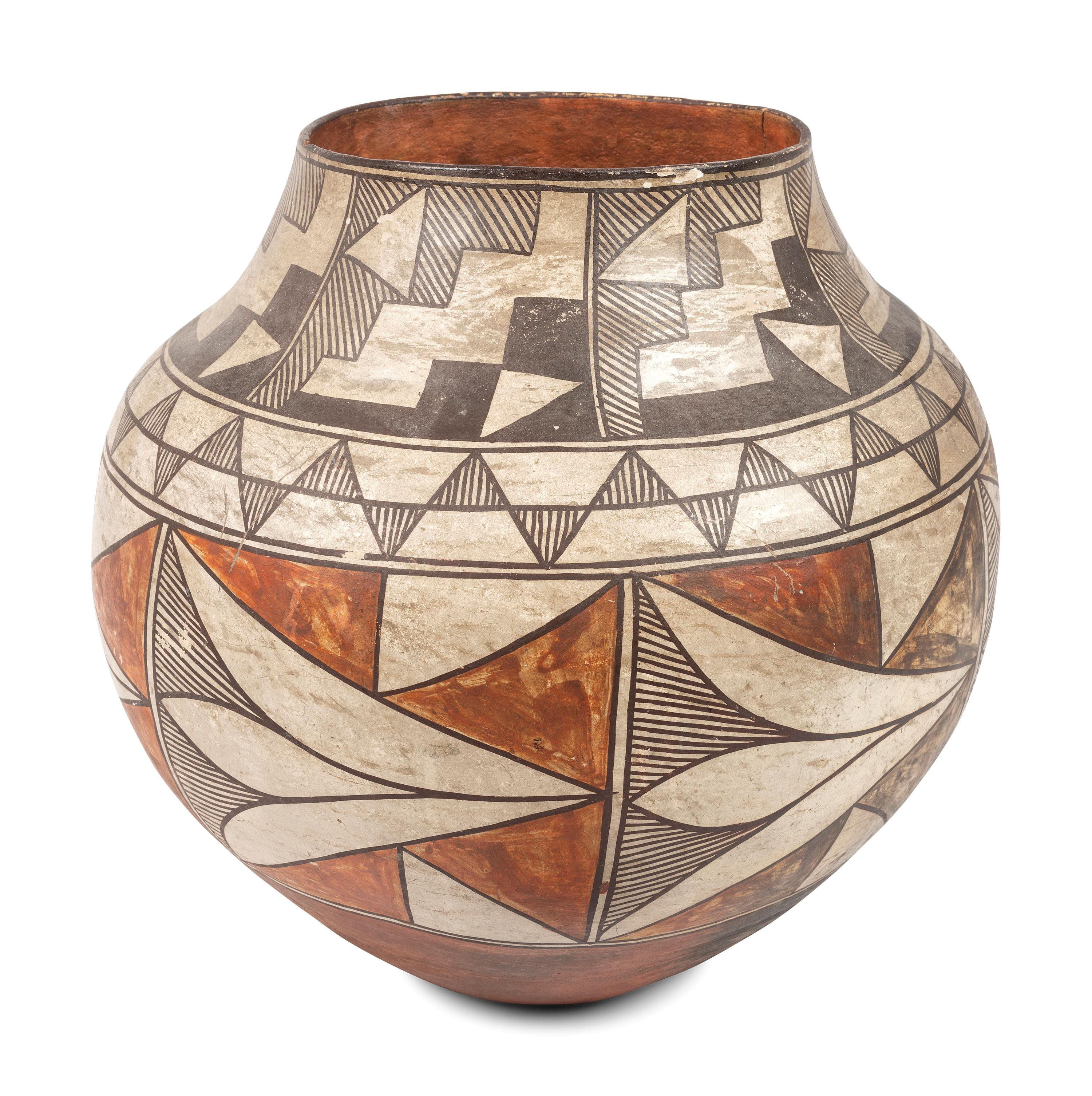 Acoma Four-Color Polychrome Olla