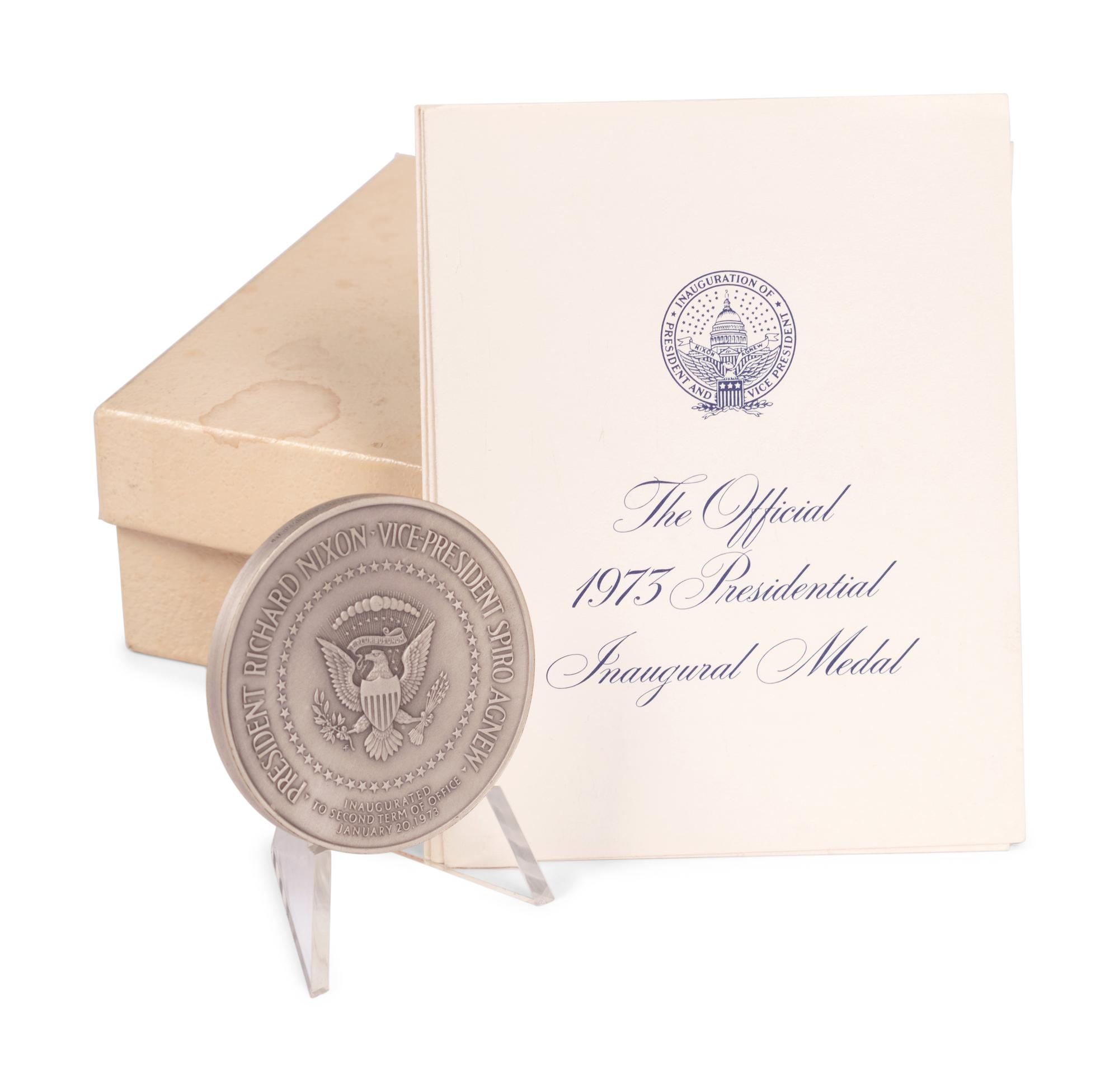 (Politics) NIXON, Richard M. (1913-1994). A group of Presidential Medallions from the Nixon Presidency, comprising: