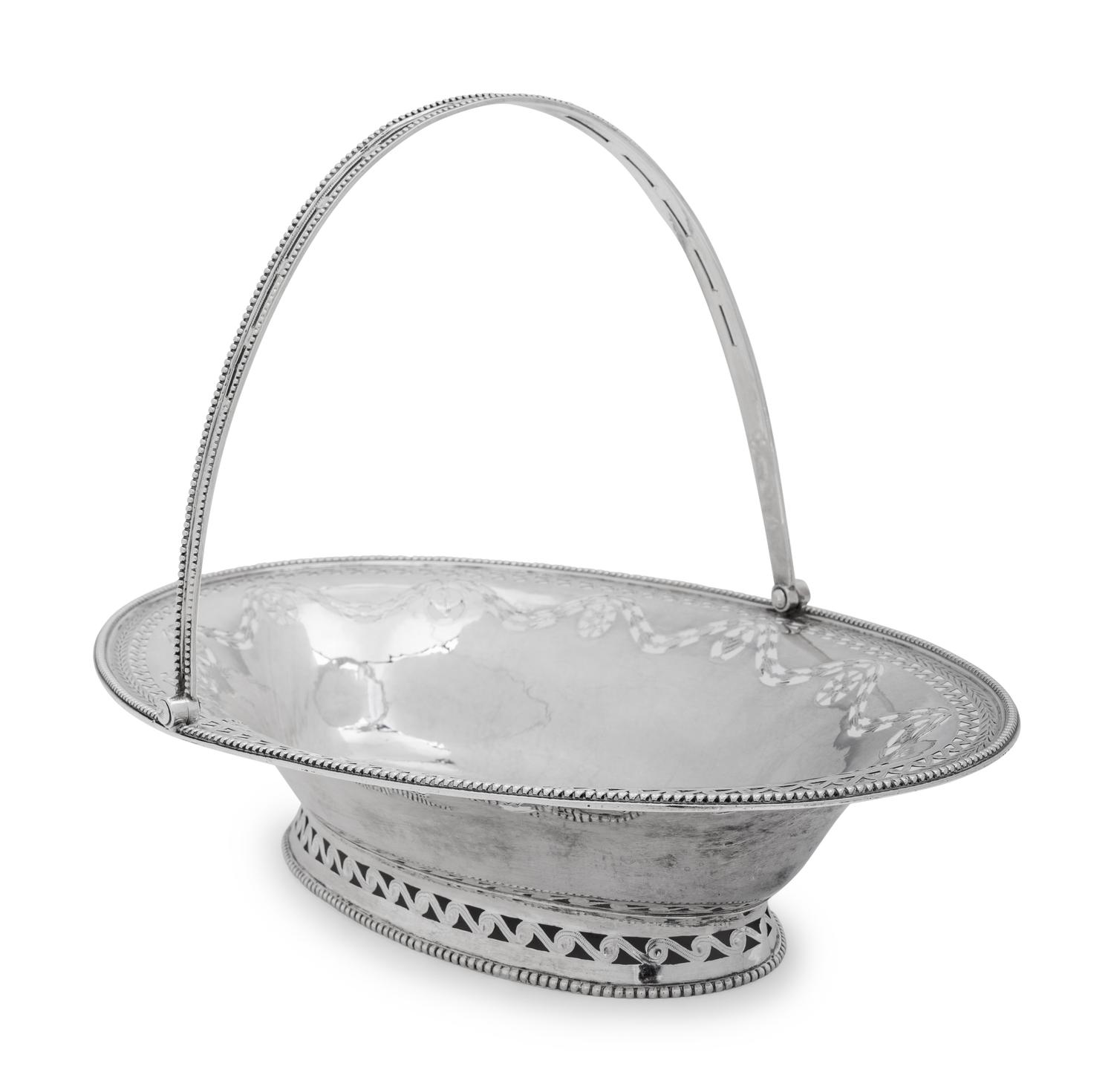 A George III Silver Cake Basket