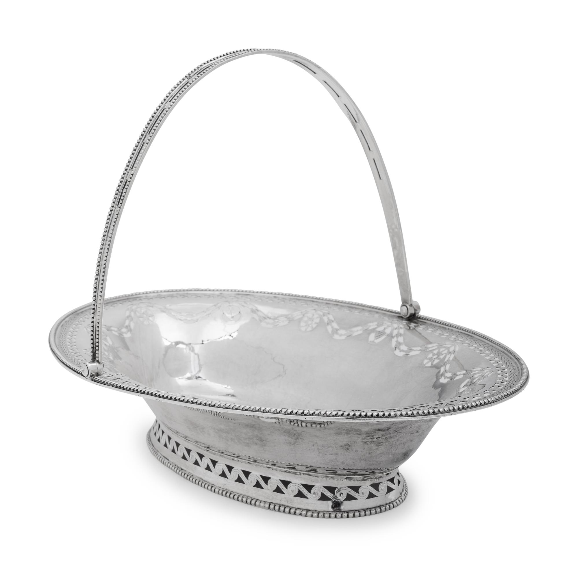 A George III Silver Cake Basket