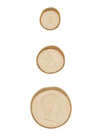 Sixteen Framed Groups of Grand Tour Plaster Intaglios