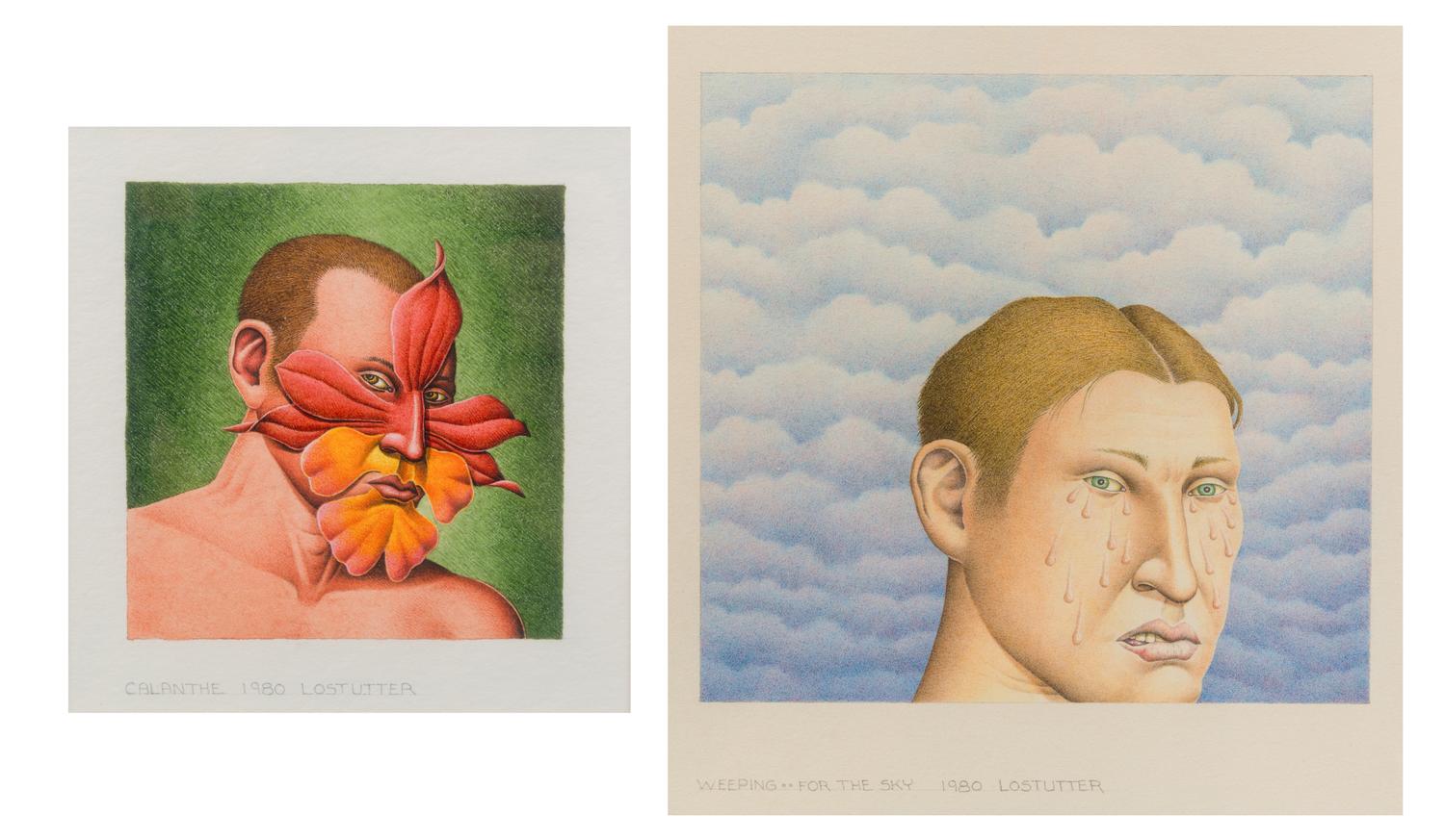 Calanthe, 1980 and Weeping for the Sky, 1980 (a pair of works)