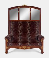 Art Nouveau Hall Bench