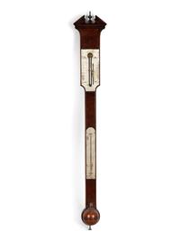 An Regency Mahogany Stick Barometer