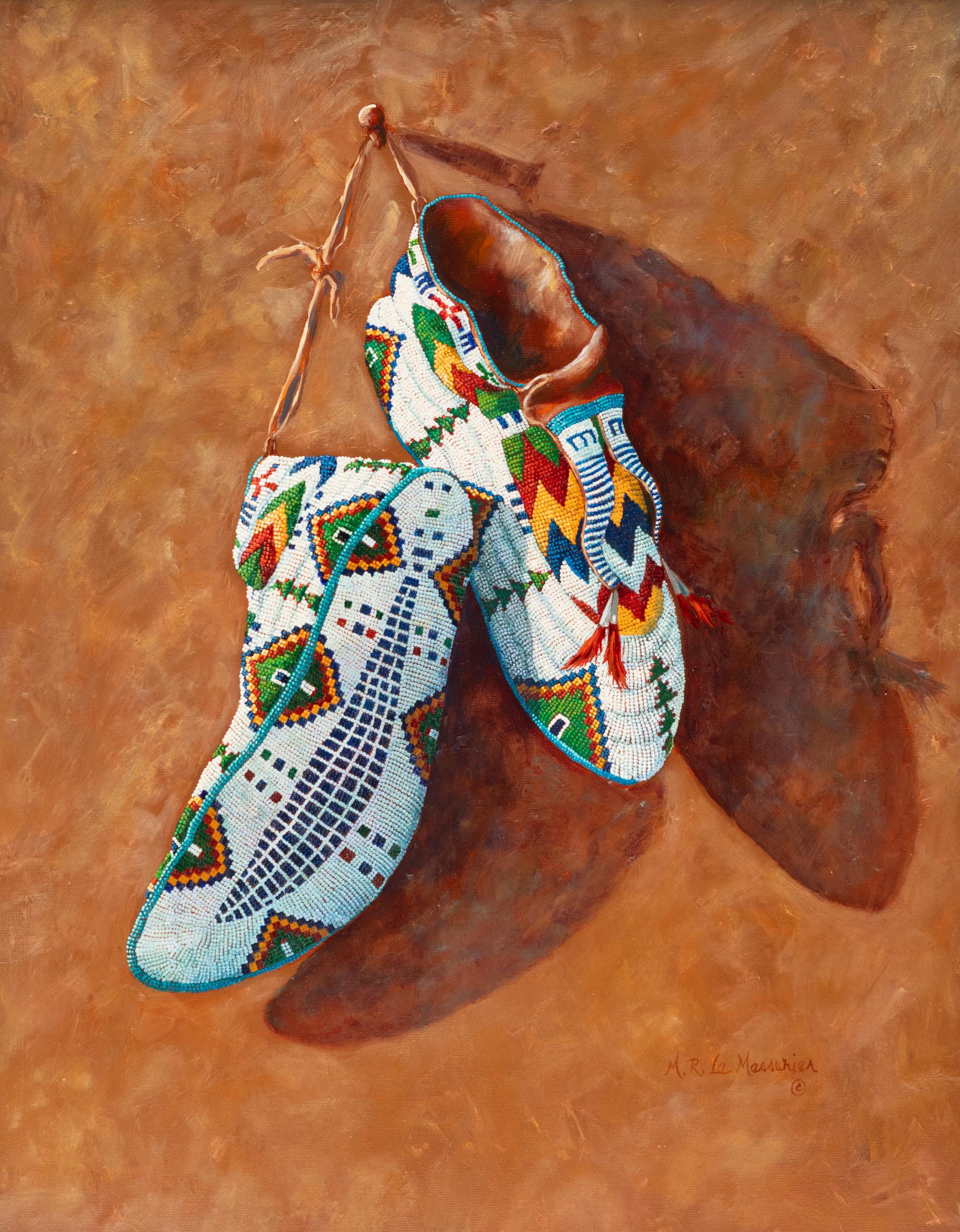 Two Works: Cheyenne Booties and Beaded Moccasins