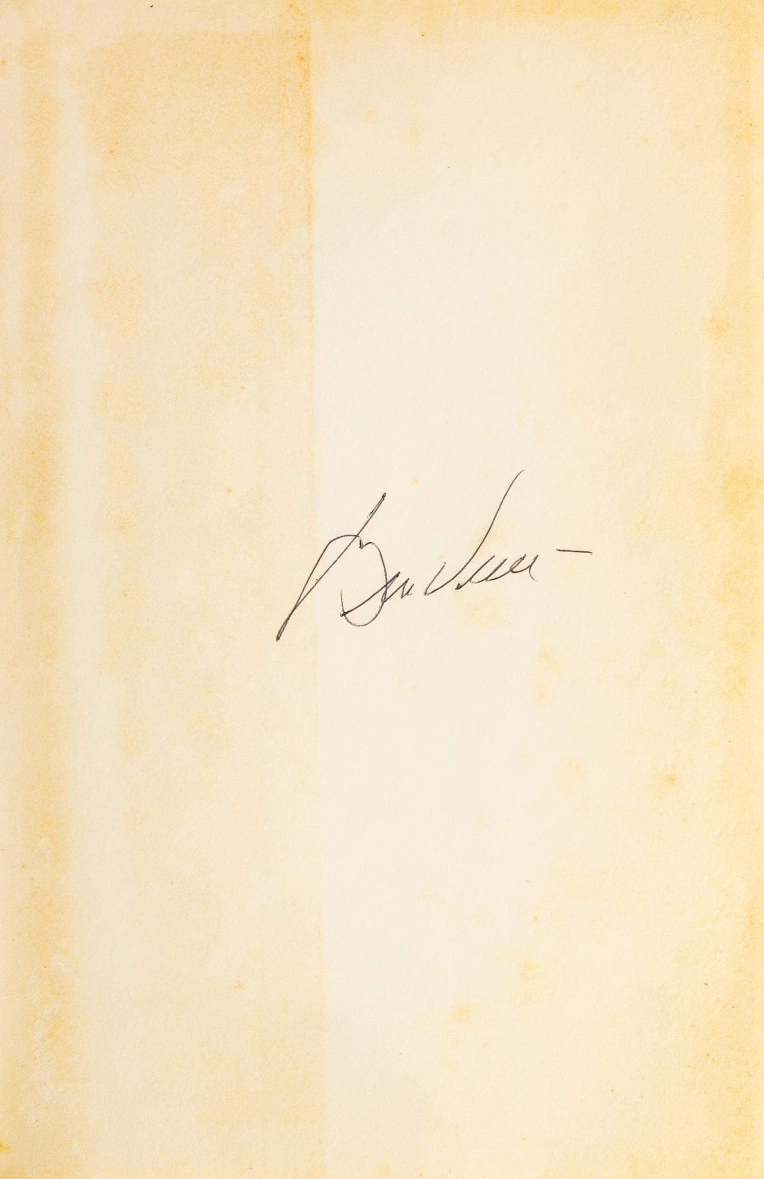 A Bill Veeck Signed Autograph "Veeck As IN Wreck" Book