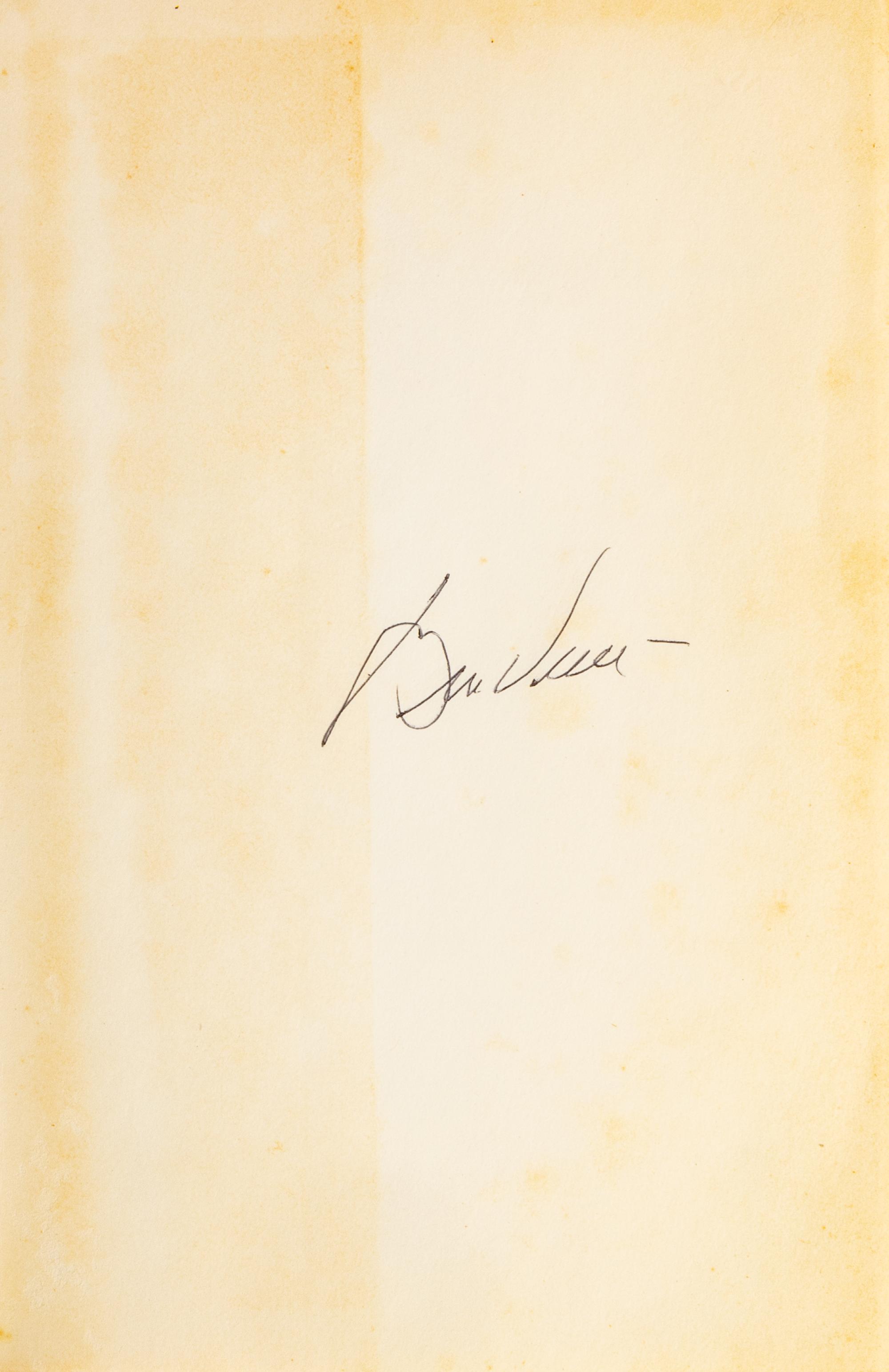 A Bill Veeck Signed Autograph "Veeck As IN Wreck" Book