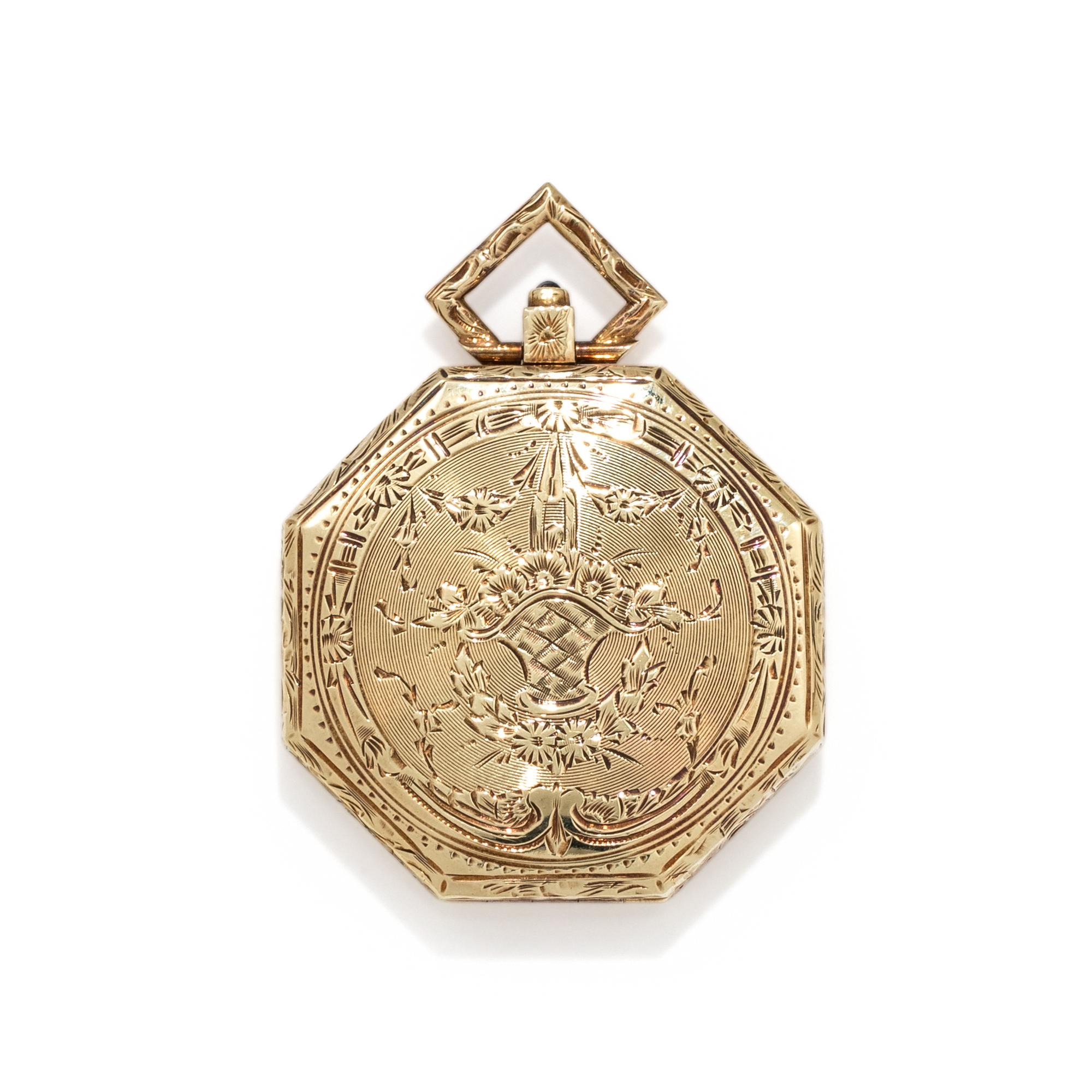 YELLOW GOLD LOCKET