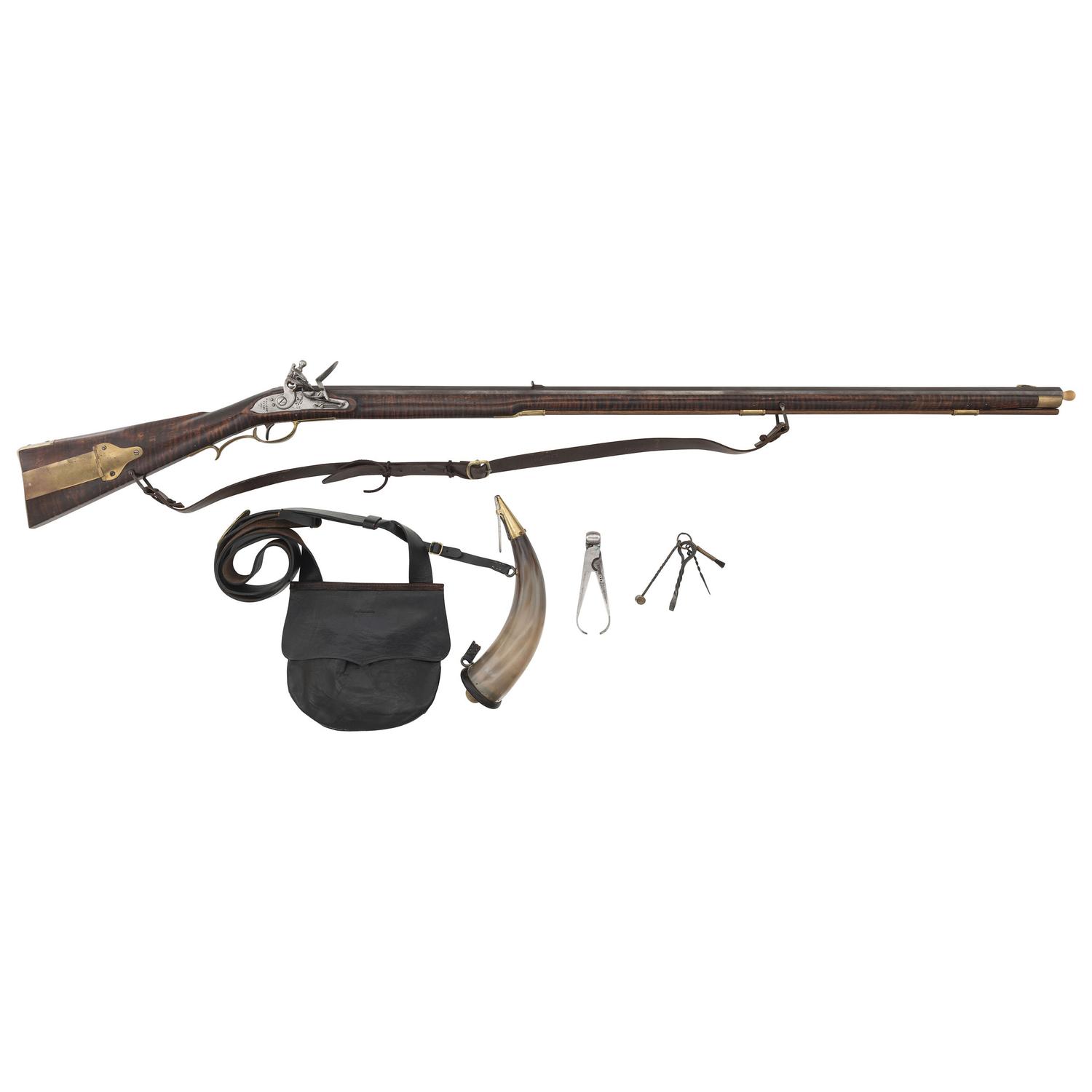 Village Restorations & Consulting Commemorative Presentation Grade Lewis & Clark Rifle Set by Chuck Edwards