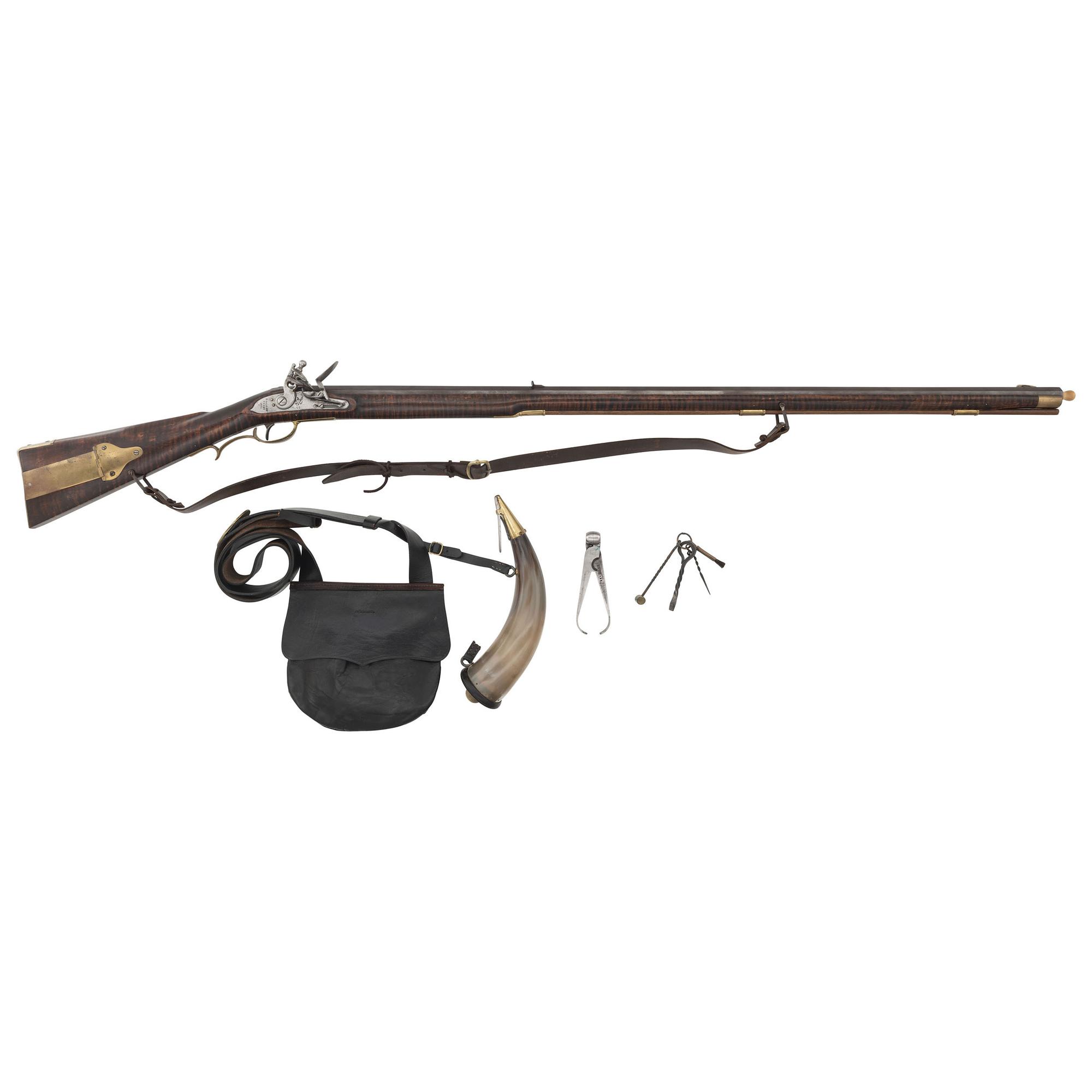 Village Restorations & Consulting Commemorative Presentation Grade Lewis & Clark Rifle Set by Chuck Edwards