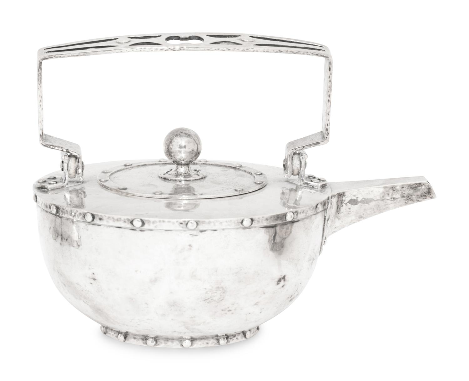 Arts and Crafts Silver Four-Piece Tea and Coffee Service