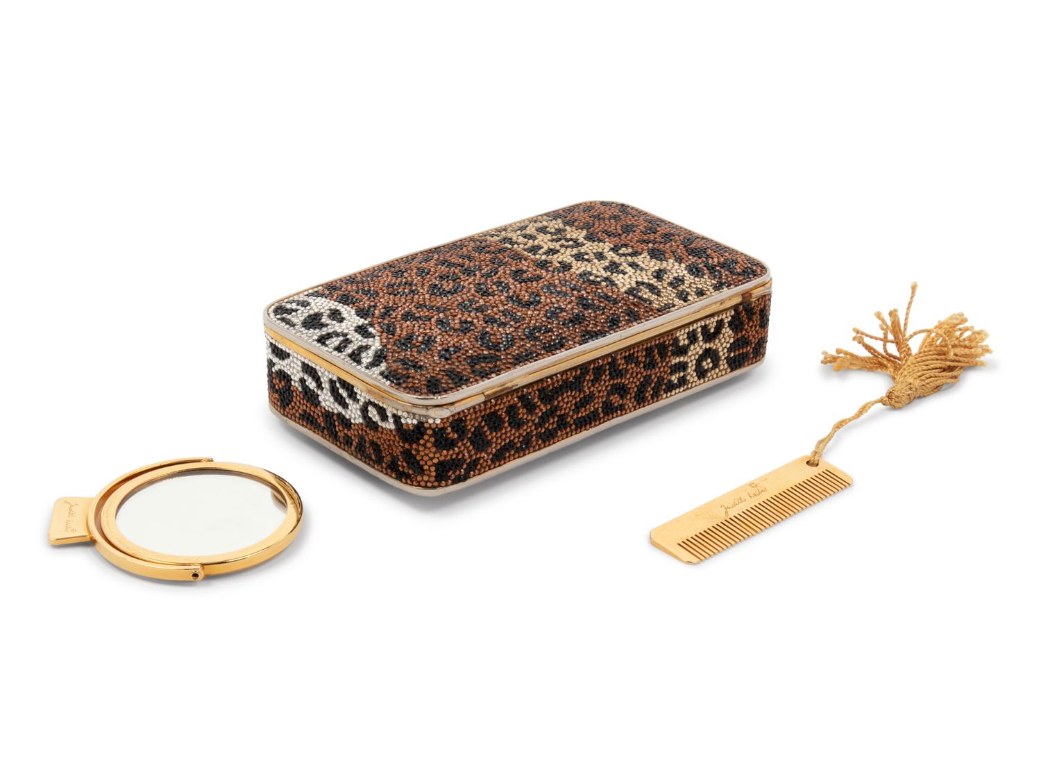 Judith Leiber Leopard Minaudière