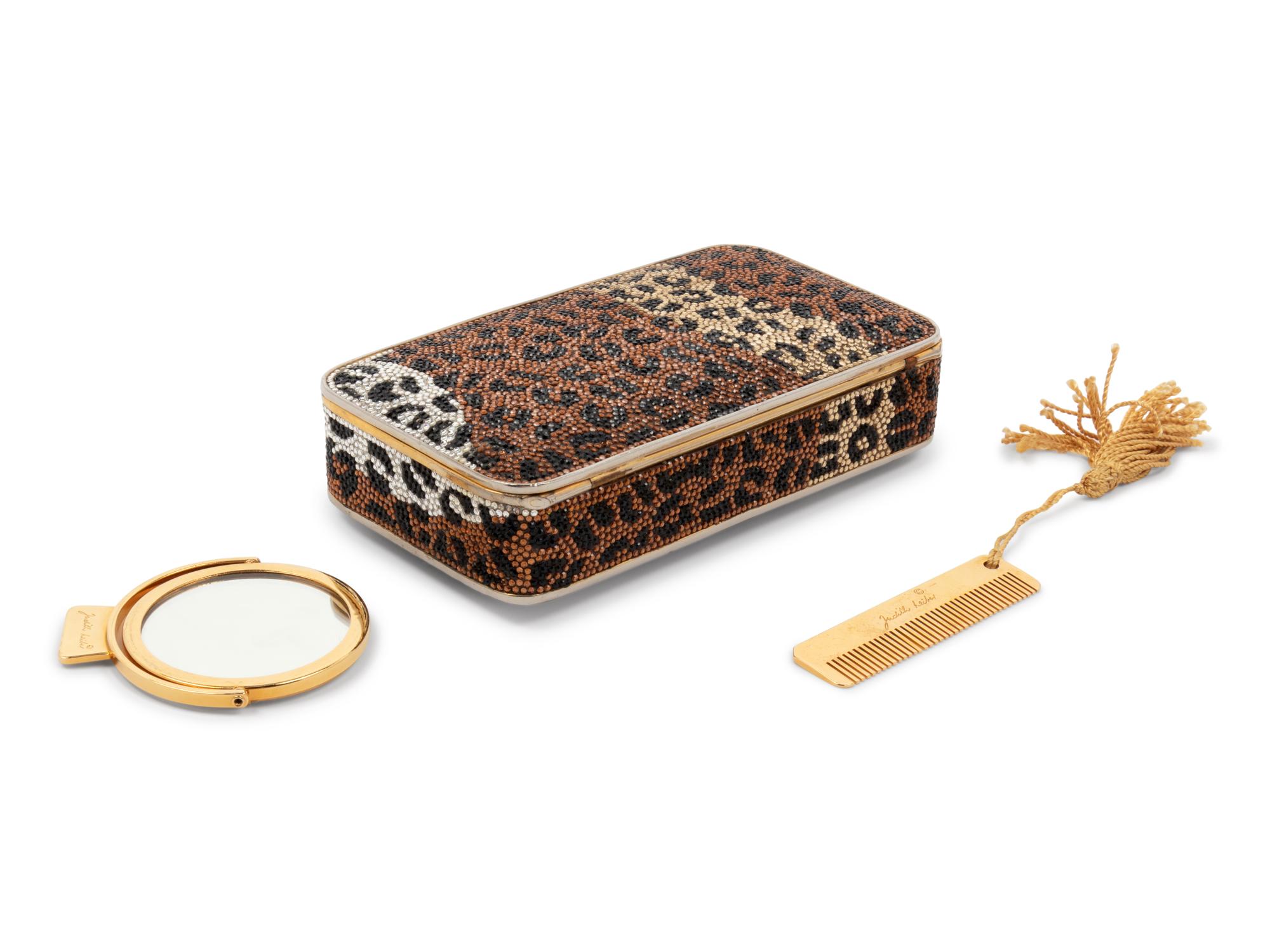 Judith Leiber Leopard Minaudière