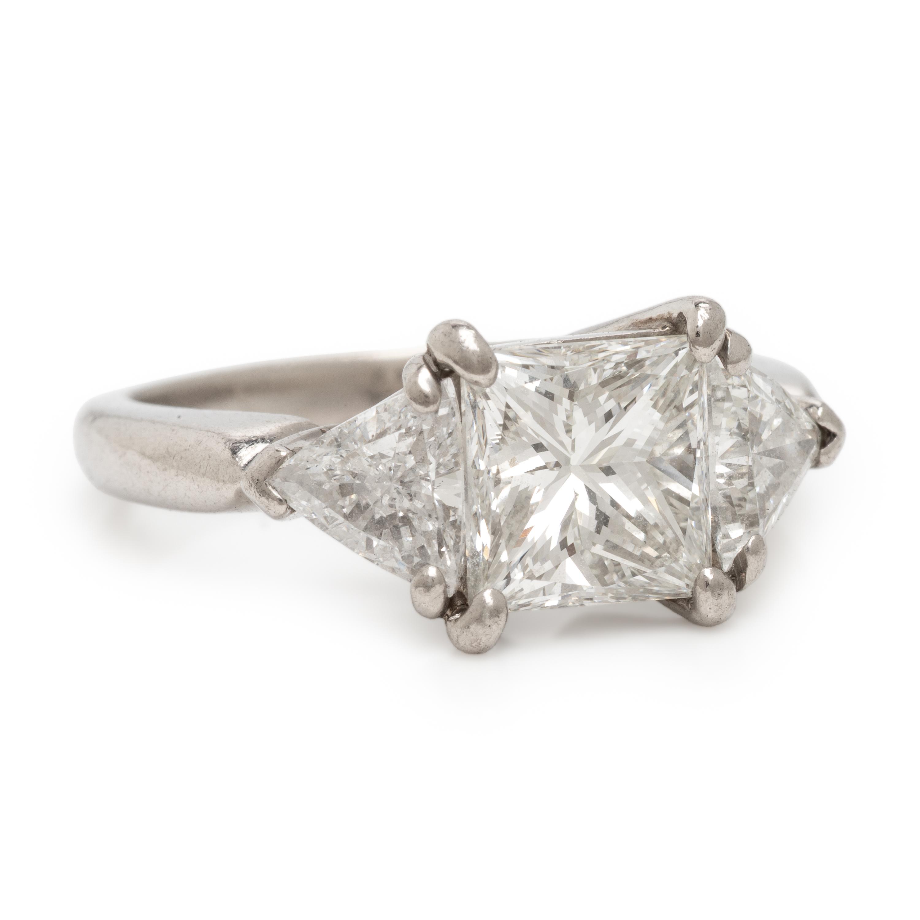 Diamond and Platinum Ring