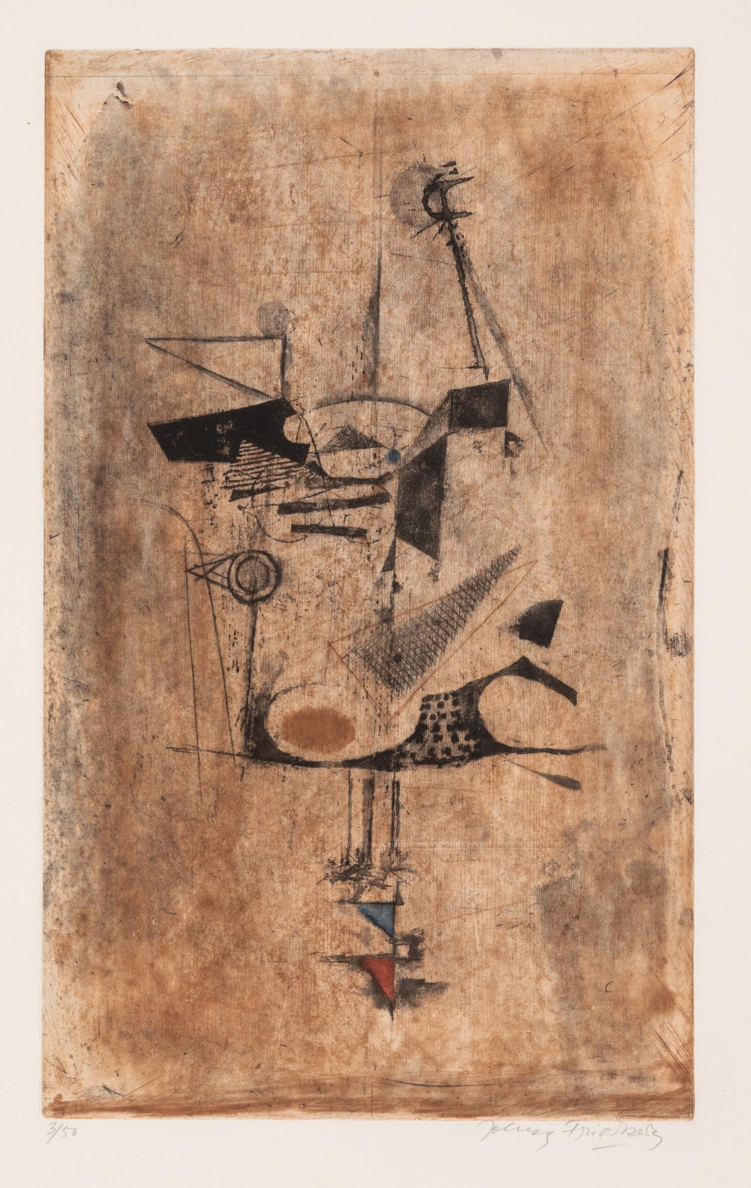 Johnny Friedlander, (French/German, 1912-1992), A group of four works