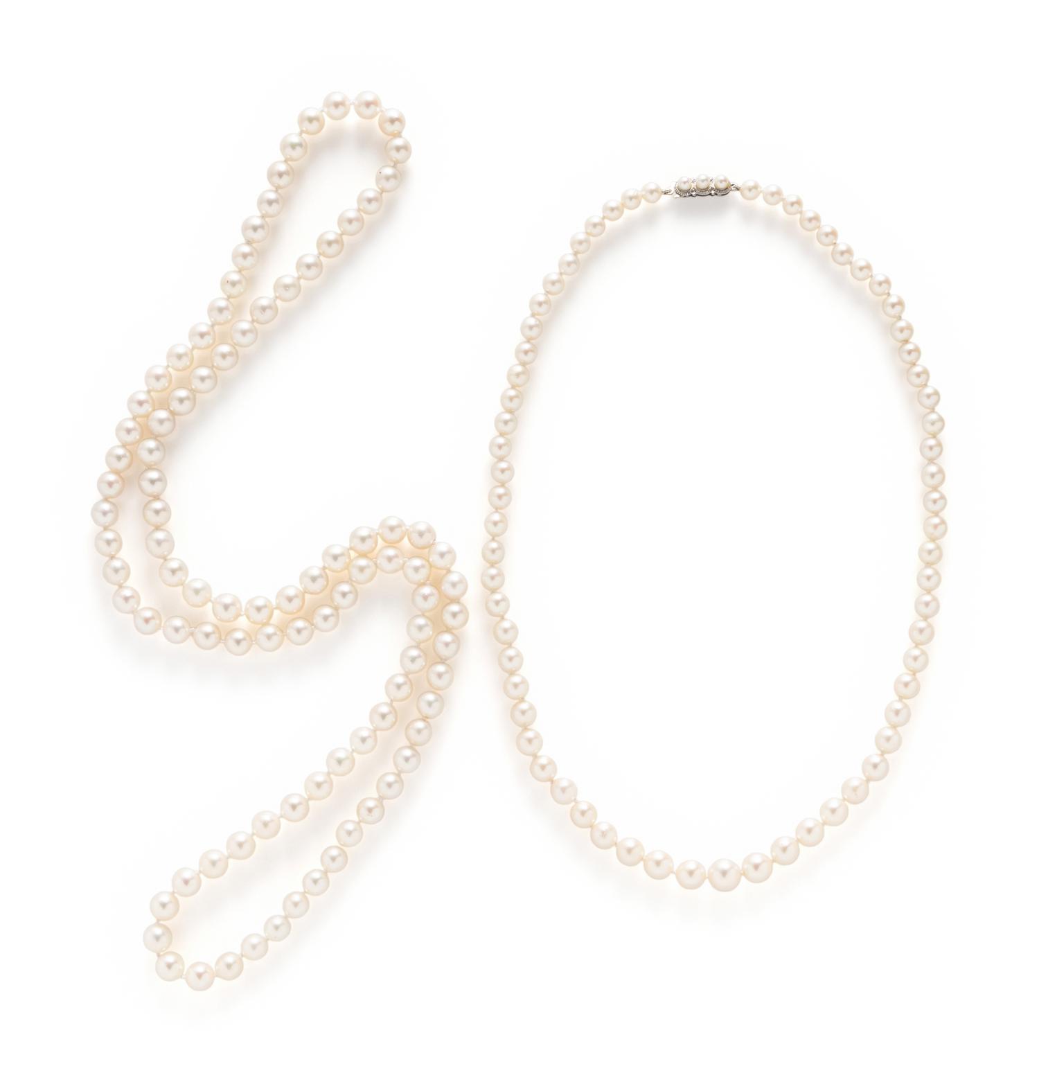 COLLECTION OF CULTURED PEARL NECKLACES