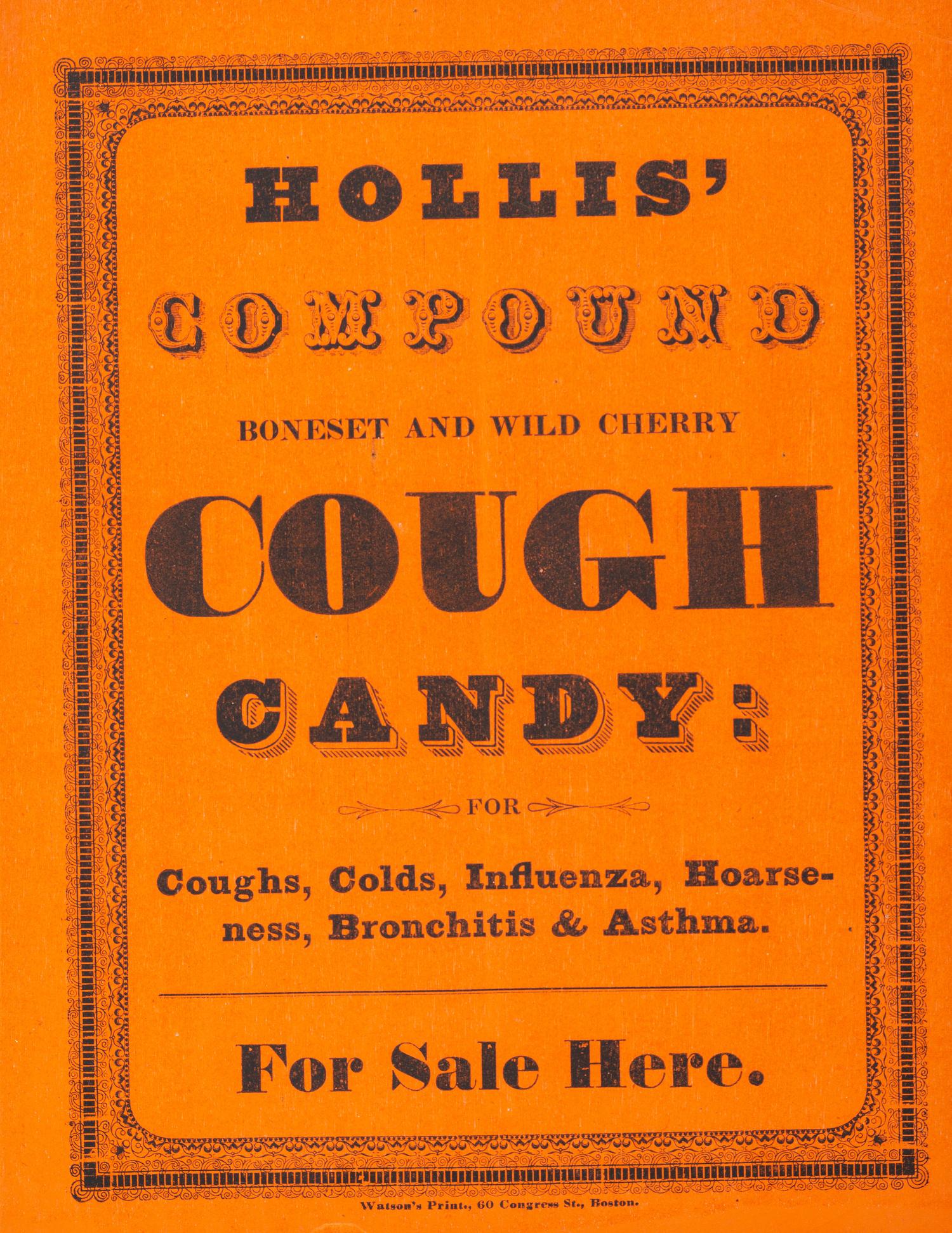 [ADVERTISING] -- [MEDICINE]. A group of 4 broadsides advertising medicines and a treatment facility, comprising: