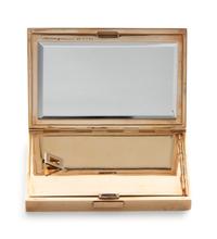 A French 14-Karat Gold, Diamond and Sapphire Compact