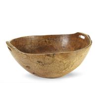 Large burlwood bowl and ladle Possibly Native American, 18th/19th century
