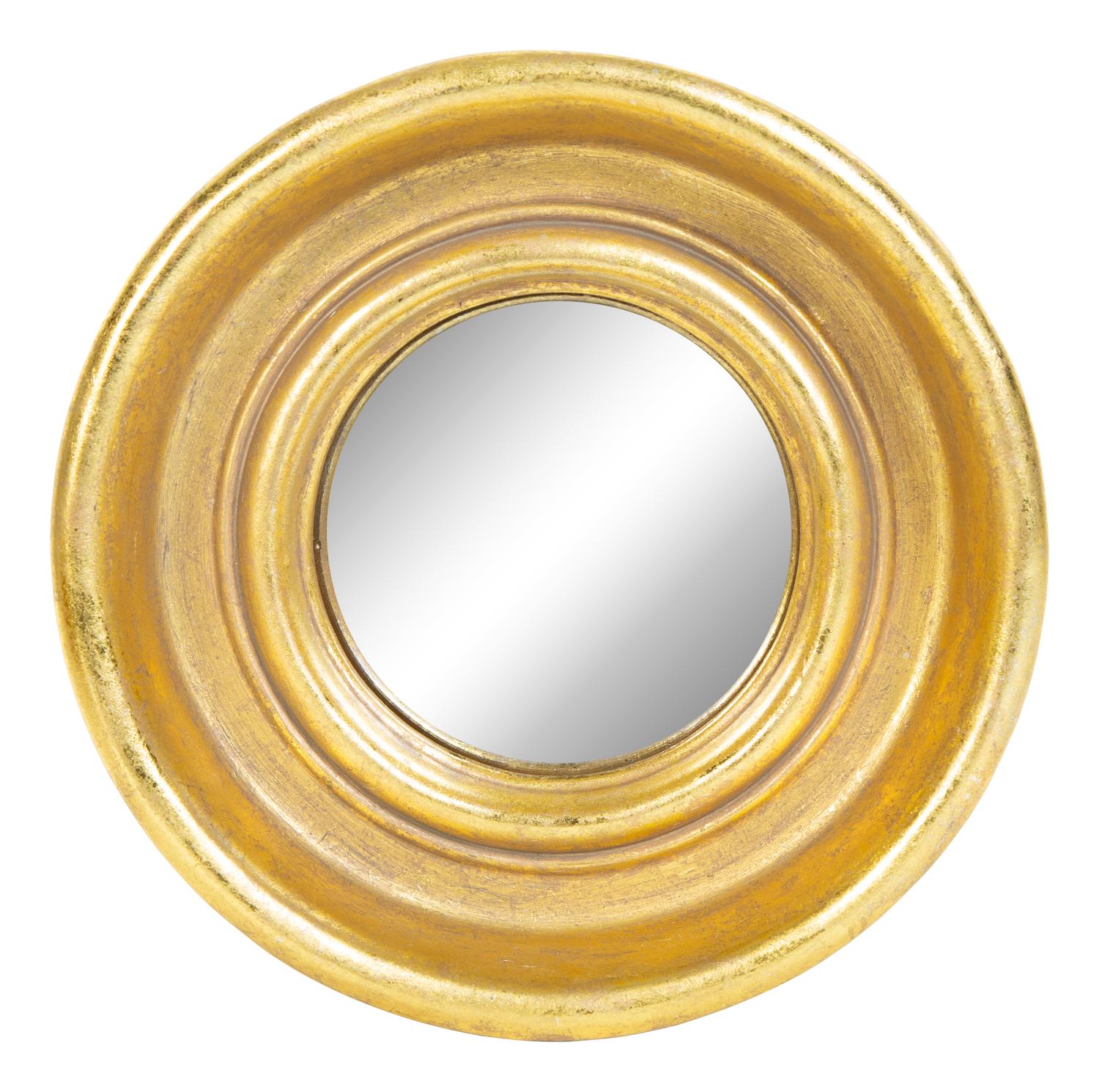 A Group of Four English Gilt Framed Bull's Eye Mirrors — 19TH/20TH CENTURY