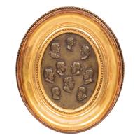 A Grand Tour Bronze Plaque
