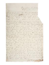 [CIVIL WAR]. Archive of 16 letters to Judge James Pryor, including some from Judge William S. Pryor.