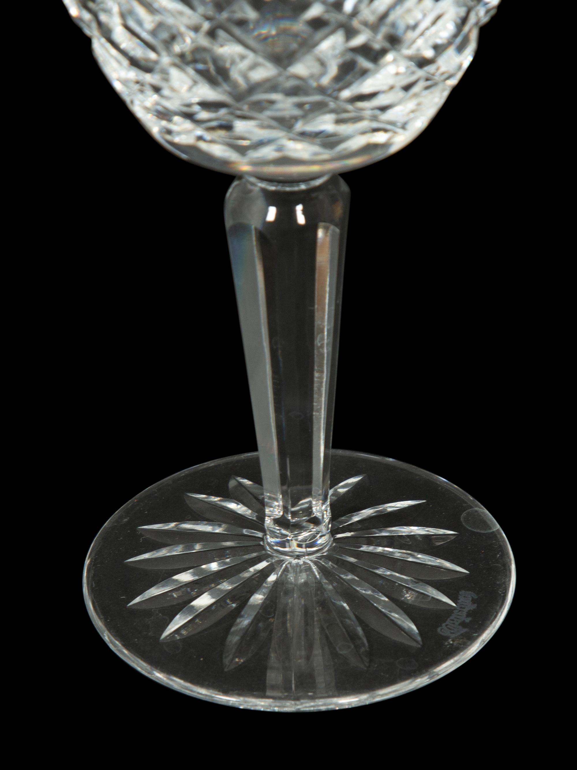 A Group of Waterford Cut Glass Stemware