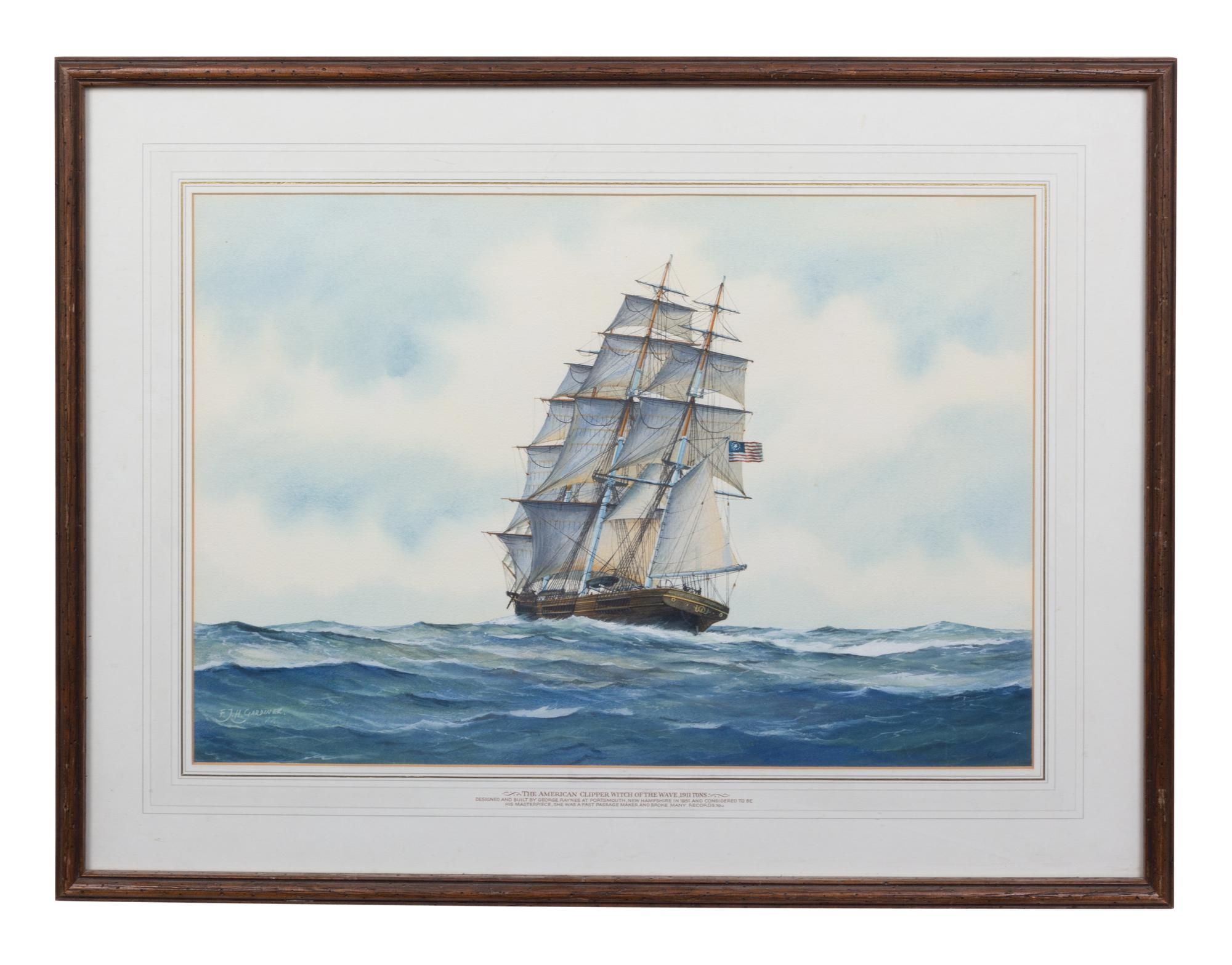A Pair of F H Gardiner Watercolors