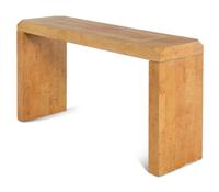 A Contemporary Cork-Veneered Console Table