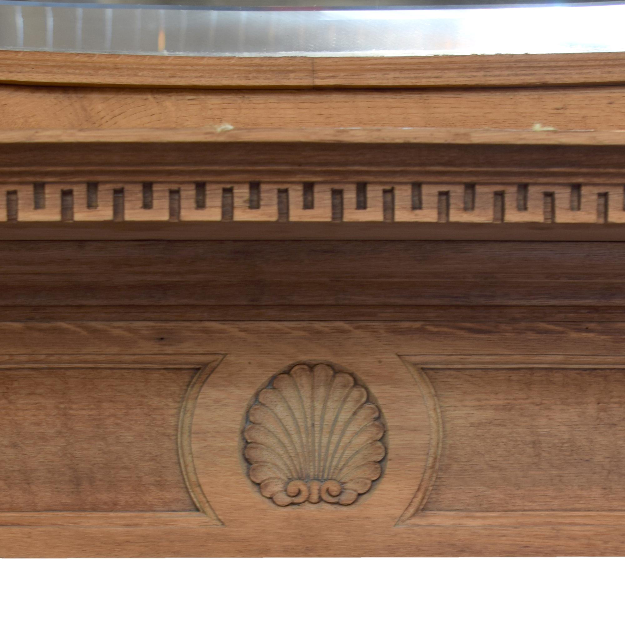 A Full Mantel with Mirror 71" W x 12" D x 84" H — United States, Circa 1890