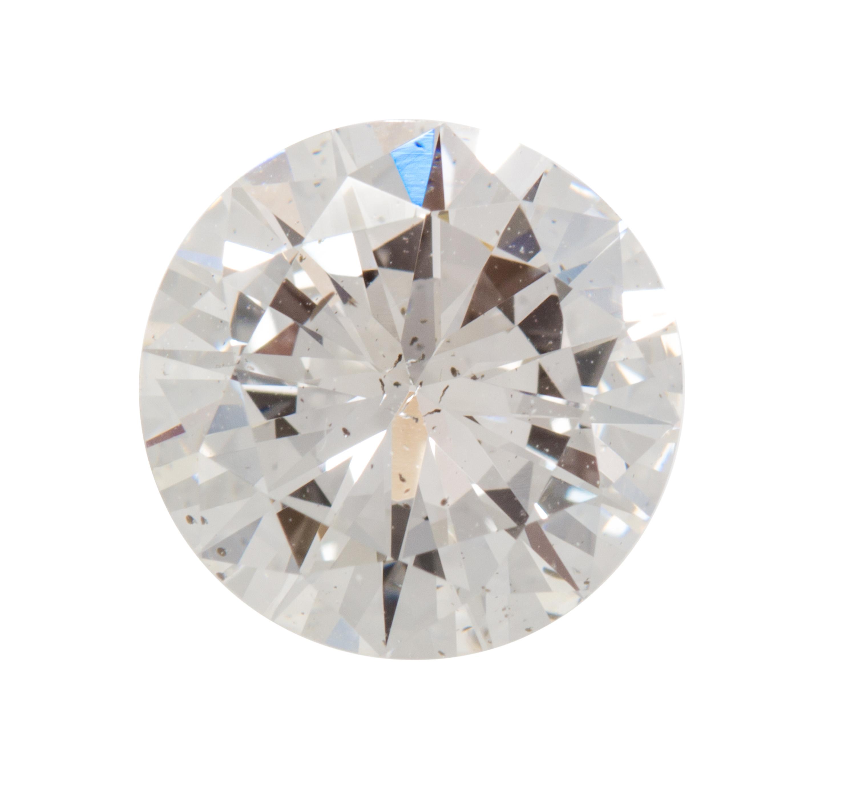 A 2.02 Carat Round Brilliant Cut Diamond,