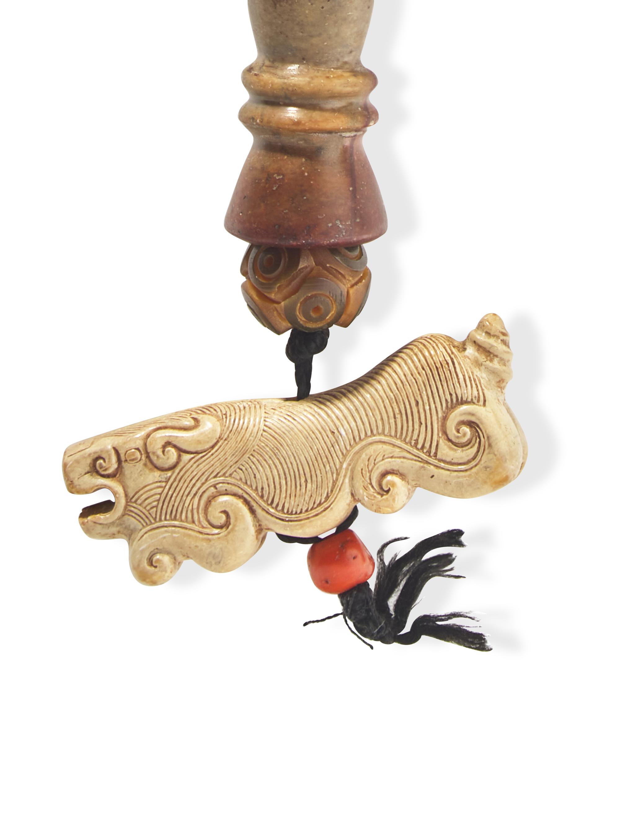 Two Chinese Jade Pendant Assemblages