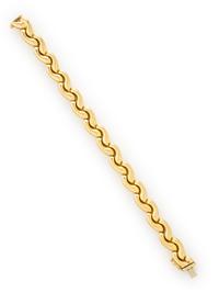 YELLOW GOLD LINK BRACELET