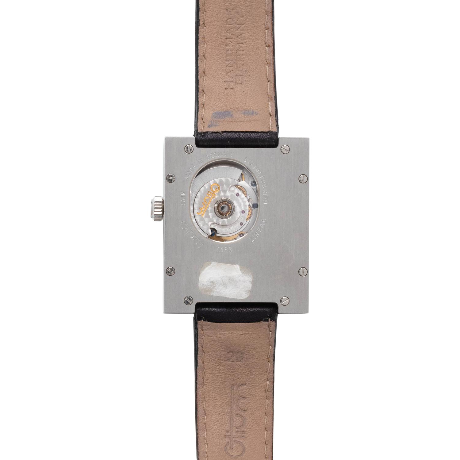 OTIUM, STAINLESS STEEL 'OTIUM' WRISTWATCH