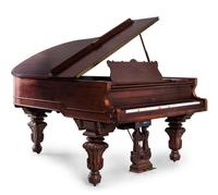 A Sohmer & Co. Rosewood Baby Grand Player Piano Width 78 inches. — CIRCA 1920-1940
