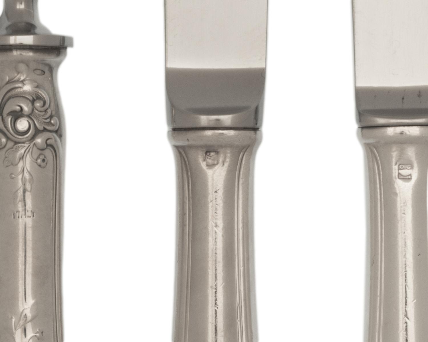 APPROVED FOR DONATION A French Silver-Plate Flatware Service